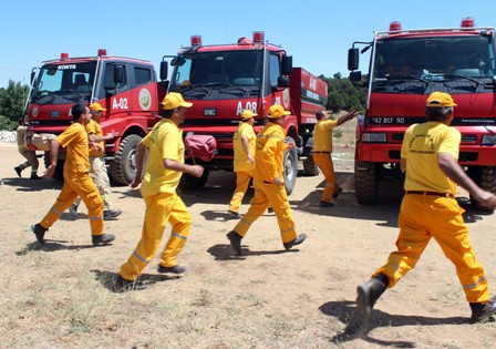 Beyşehir’de orman yangını tatbikatı
