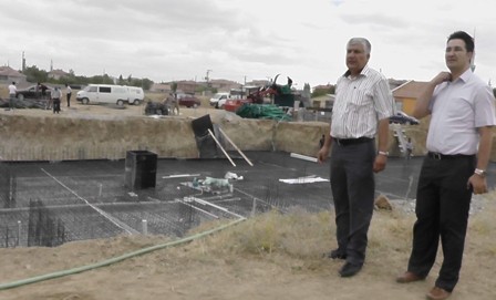 Kulu’da hayırseverin bağışladığı arsada okul inşaatı başladı