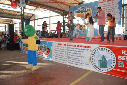 Karatay mahalle şenlikleri tamamlandı