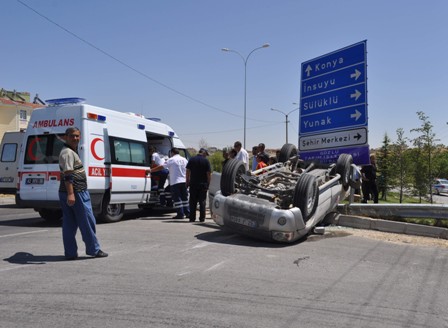 Cihanbeyli’de trafik kazası: 4 yaralı