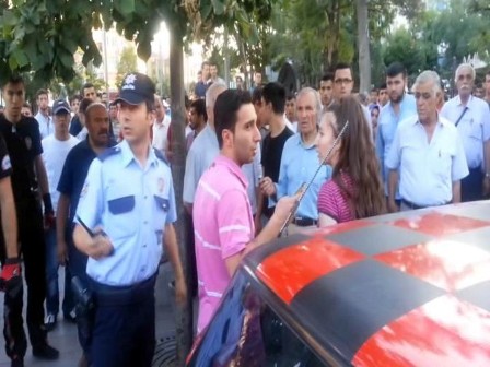 "Arabamı burada bırakırsanız ambulansın camını kırarım"