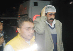 Başına iki dikiş atıldı