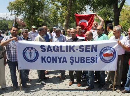 Konya'da STK’lardan Mısır’daki darbeye sert eleştiri