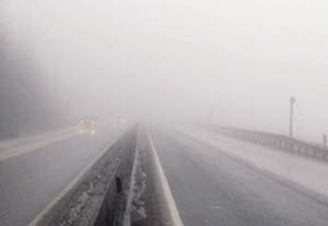 Çeltik'te sis ulaşımı olumsuz etkiliyor