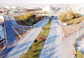 Adana üst geçidinde dönüşüm tamam