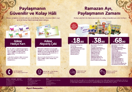Adese’yle kolay ve güvenilir ramazan yardımı
