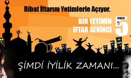 Ribat, iftarını yetimlerle açıyor