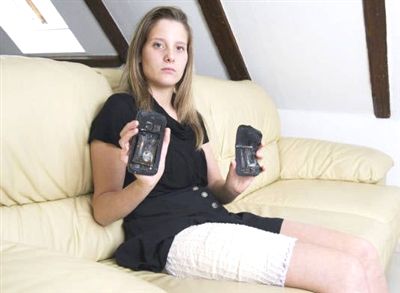 Akıllı telefon bomba gibi patladı