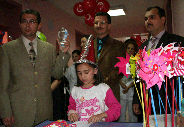23 Nisan’ı hastanede kutladıla
