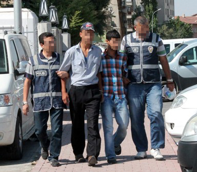 Konya'da akü ve araç çalan 2 şüpheli yakalandı