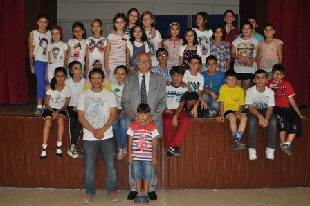 Başkan Çat minik yetenekleri izledi