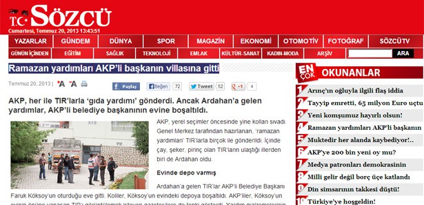 Sözcü'nün bir 'AK Parti balonu' daha patladı