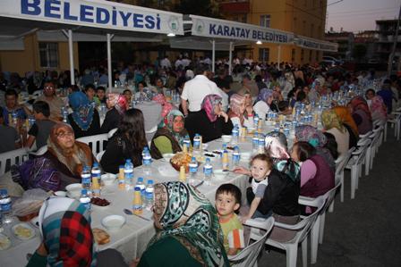 Şefkat evlerinde ramazan coşkusu yaşandı