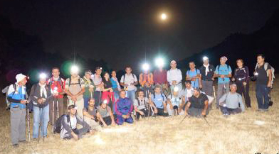 Seydişehirli dağcılar Küpe’de sahur yaptı