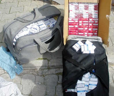 Kulu’da 2 bin 190 paket kaçak sigara ele geçirildi