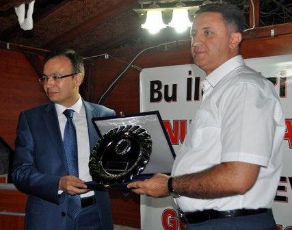 Cihanbeyli Kaymakamına veda yemeği