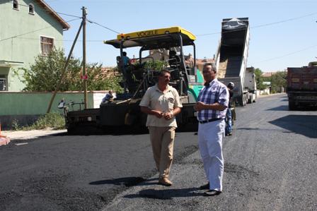 Karatay'da Otobüs Güzergahları Asfaltlandı