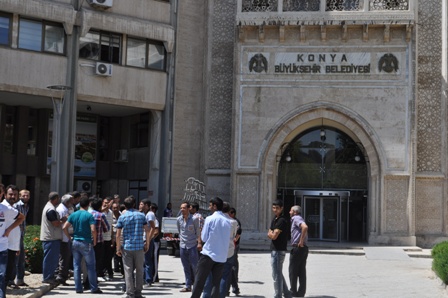 Seyyarlar eylem yaptı