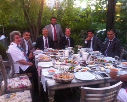 Kululular'dan İsveç Büyükelçisi Akesson'a veda yemeği