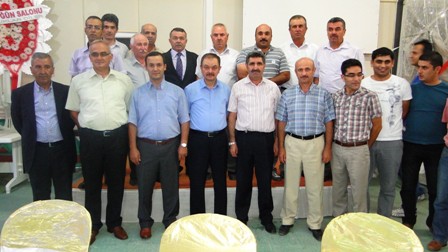 Beyşehir’de orman muhafaza memurlarına veda yemeği