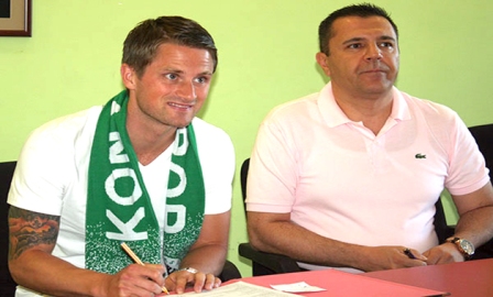 Konyaspor’a İzlandalı golcü