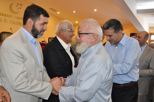 Saadet Partililer bayramlaştı