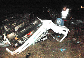 Yabancı uyruklu şahıs kazada öldü