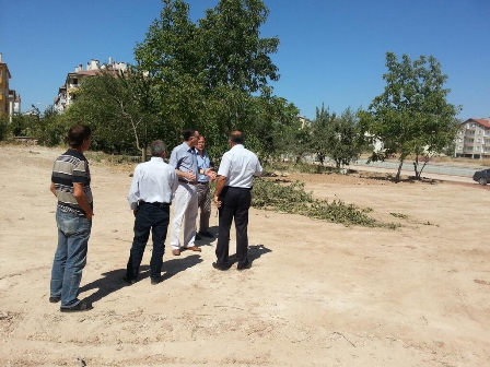 BSA kanalı kıyısında son etap çalışmaları sürüyor