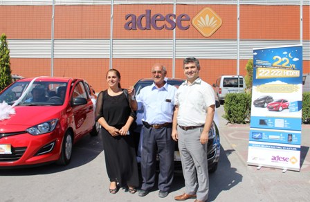 Adese’de otomobiller teslim edildi