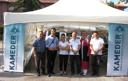 Kameder üyelerinden kan bağışı