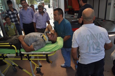 İnşaat iskelesi devrildi: 7 yaralı