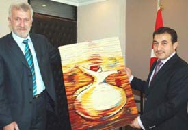 Boşnak sanatçıdan 'Mevlana Sergisi'