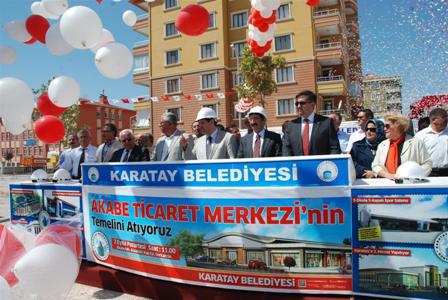 Akabe Ticaret Merkezi’nin temeli törenle atıldı