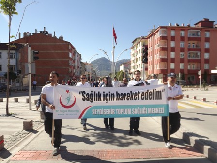 Seydişehir’de sağlık yürüyüşü