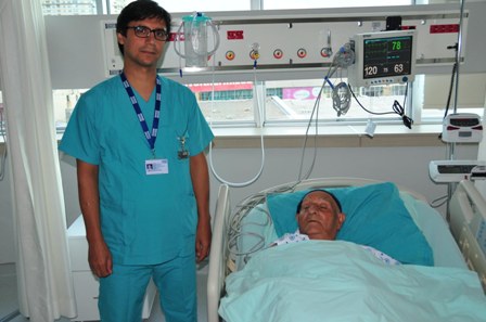 84 yaşında sağlığına kavuştu