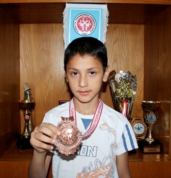 Konya Büyükşehir Belediyesi sporcusuna üçüncülük ödülü