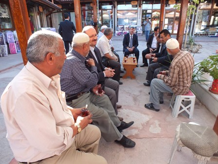 AK Parti İl Başkanı Sorgun, esnafla bir araya geldi