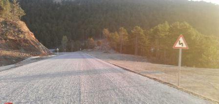 Beyşehir-Konya duble yolu sorunsuz devam ediyor