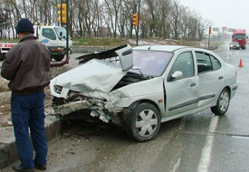 Kulu'da zincirleme kaza
