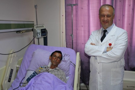 Kalbinden yumruk büyüklüğünde ur çıktı