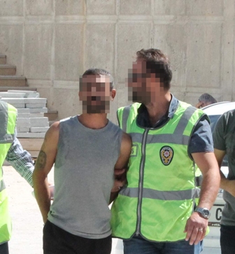Konya'da gasp şüphelisi yakalandı
