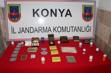 Konya'da uyuşturucu operasyonu
