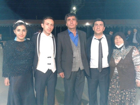 Gülüm ve Yalvaç ailelerinin mutlu günü