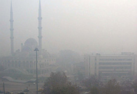 Yoğun sis ulaşımı olumsuz etkiledi