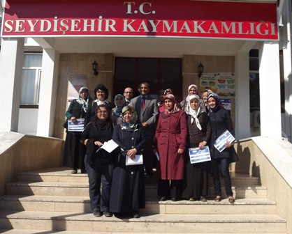 Seydişehir’de “Evde hasta bakımı” kursiyerleri sertifikalarını aldı