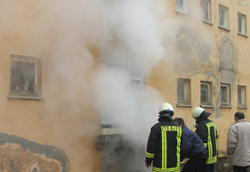 Seydişehir'de lojmanda yangın