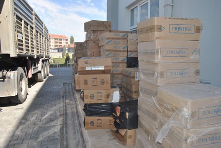 Kulu’da 60 bin paket kaçak sigara ele geçirildi