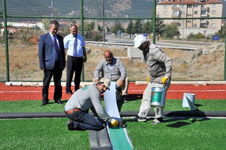 Akşehir sentetik çim sahaya kavuşuyor