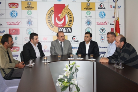 Muammer Erol'dan Konya Gazeteciler Cemiyeti’ne ziyaret