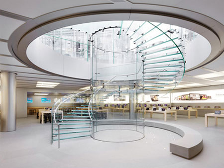 Apple magaza girişindeki dekoru patentledi